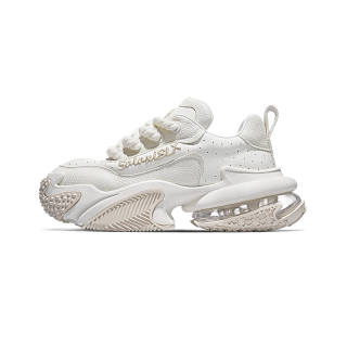 SALAXI Cow Split Leather Low top Chunky Sneakers Unisex
