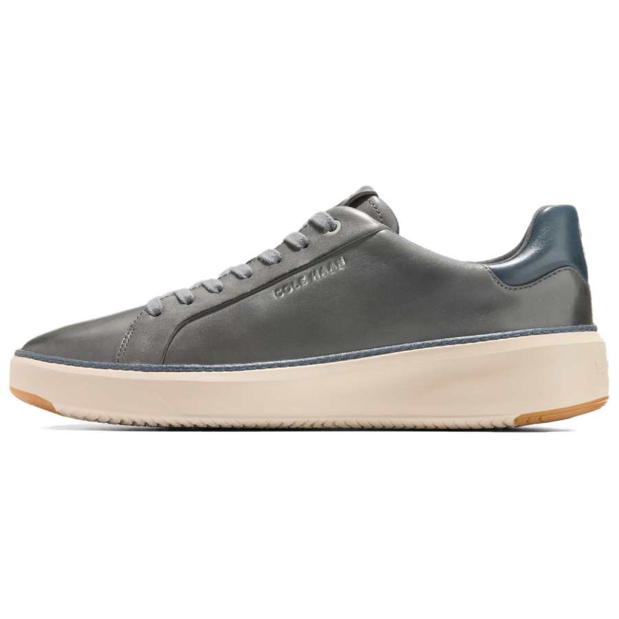 COLE HAAN Cow Leather Low top Skateboard Shoes Men's Gray