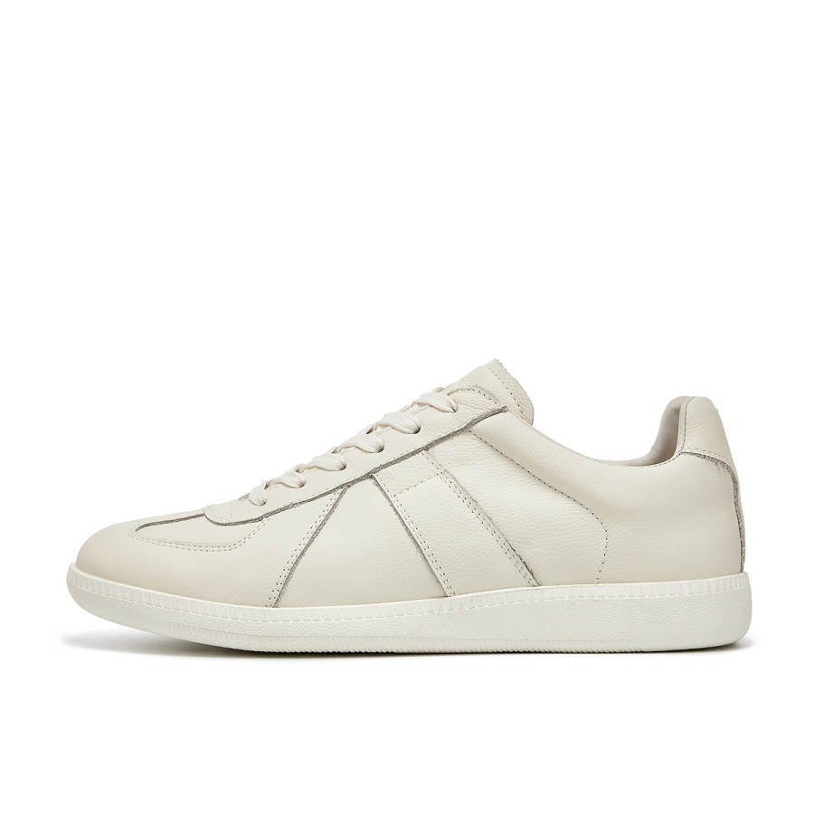 Millies MILLIE'S Top Grain Cow Leather Abrasion Resistant Lightweight Low top Stylish Skateboarding Shoes Men's White