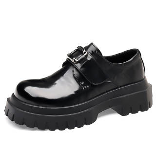 LEXON Casual Leather Shoes Men's Low Top Black/Brown