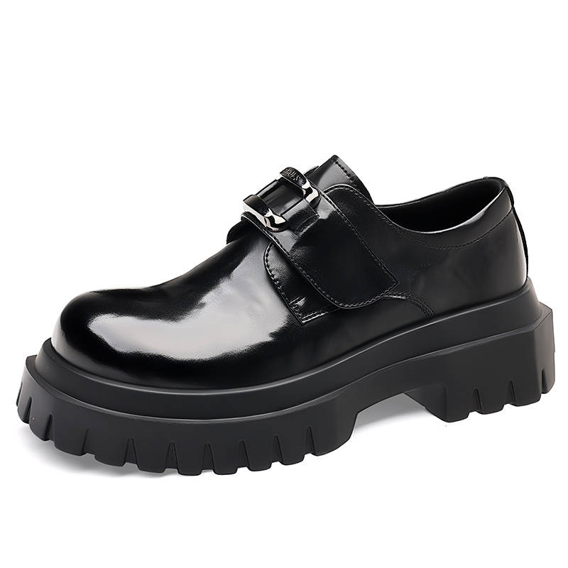 LEXON Casual Leather Shoes Men's Low Top Black/Brown
