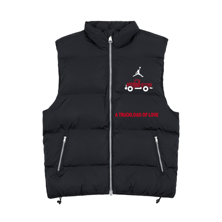 Jordan Jordan Vests Unisex Black Stand Collar Moderate Other
