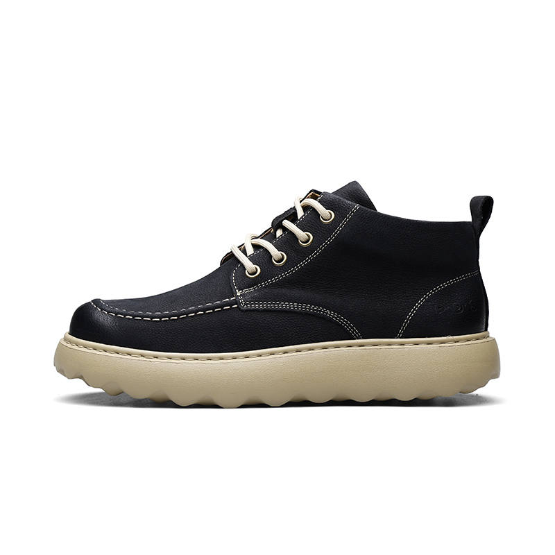 PARDASAUL PARDASAUL Top Grain Cow Leather Short Combat Boots Men's