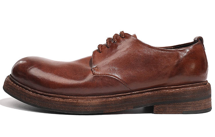 Dreambox Dress Shoes Men's Low Top Brown/Black
