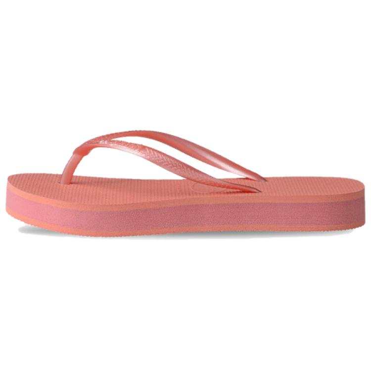 Havaianas Slim Abrasion Resistant Abrasion Resistant Flip Flops Women's Rose Red