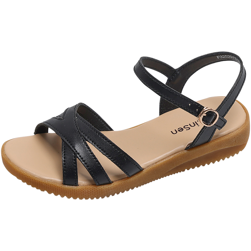 Mulinsen Synthetic Leather One Strap Sandals Women's