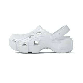 MAISON MISFIT 15 Gold Mask EVA Clogs Unisex Shell White