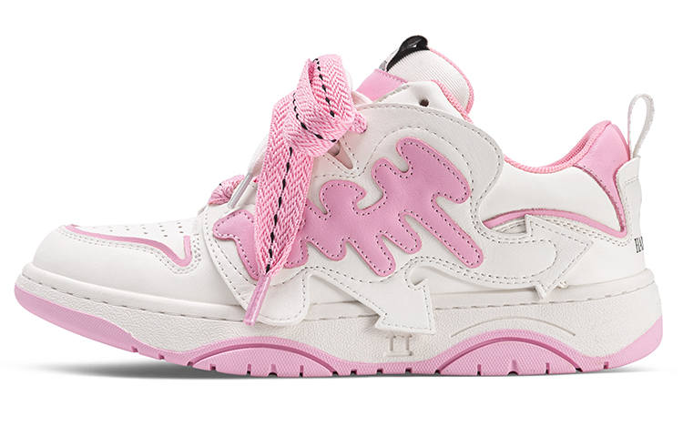 HART DAVIS Ⅰ Cushioning Height Increasing Slip Resistant Low top Stylish Skateboarding Shoes Unisex Pink