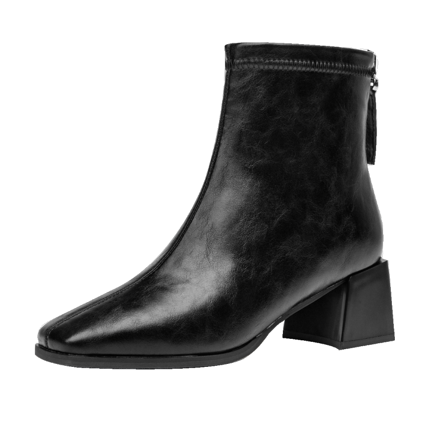 GUDIANFENGDU Pu Ankle Boots 5.5cm Women's