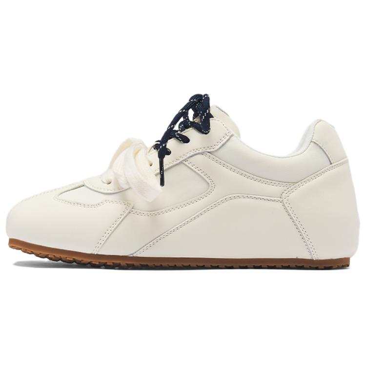 AGSDON Abrasion Resistant Low top Casual Shoes Women's Beige