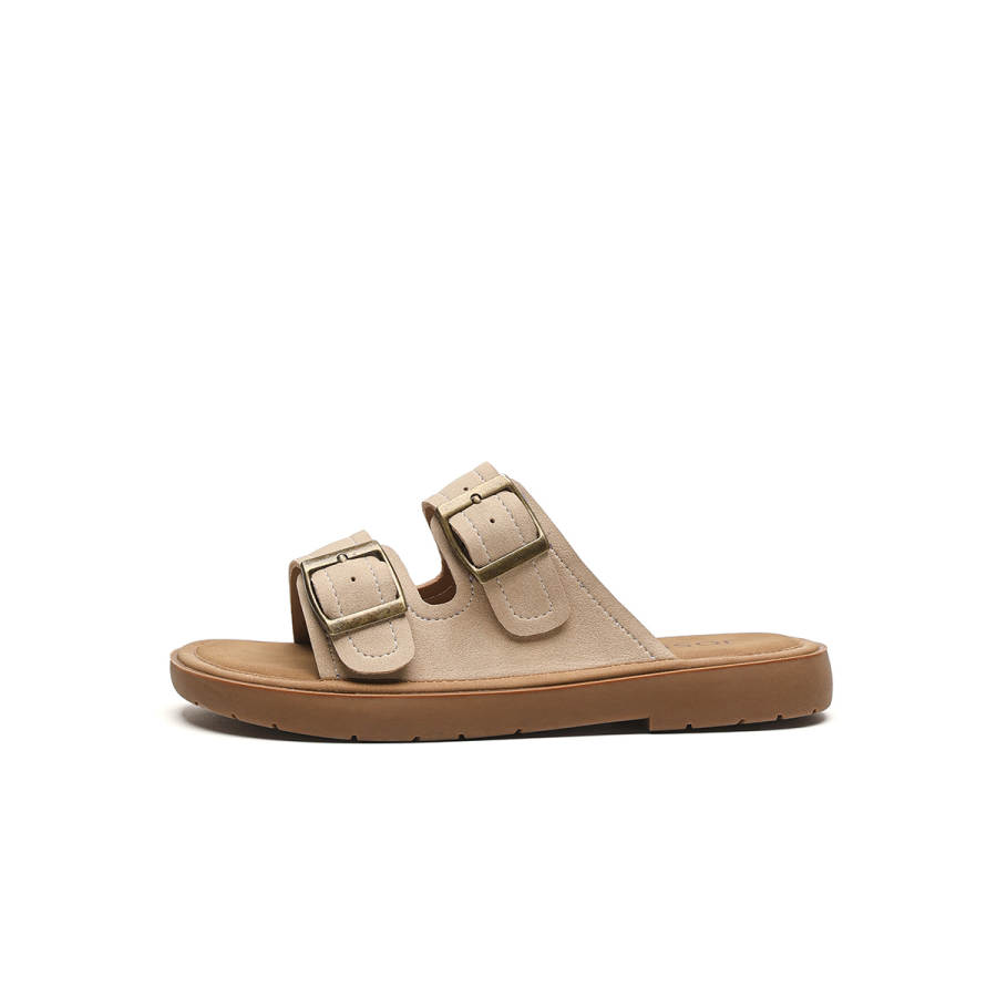 JOSINY Slide Slippers Women's Brown, Apricot