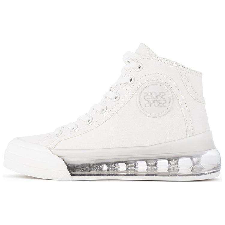 Shoes53045 Sneak'Air Hook and loop High top Casual Shoes Unisex White