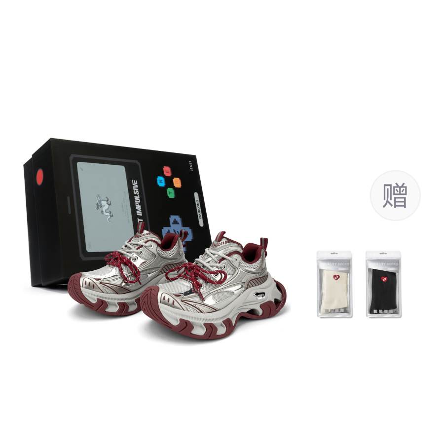NEXT IMPULSIVE NEXT IMPULSIVE Babylon Collection Low top Chunky Sneakers Unisex Ancora Red