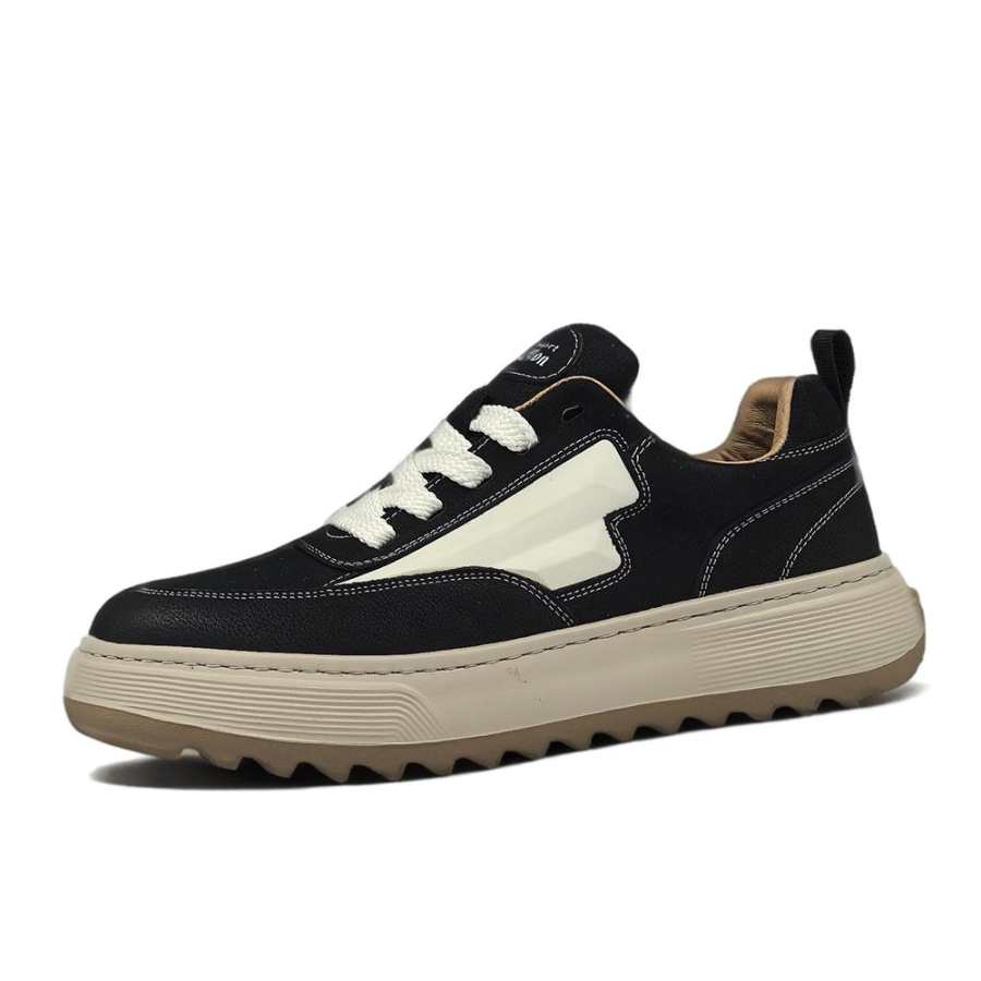 Devanro Devanro Top Grain Cow Leather Height Increasing Abrasion Resistant Lightweight Breathable Slip Resistant
