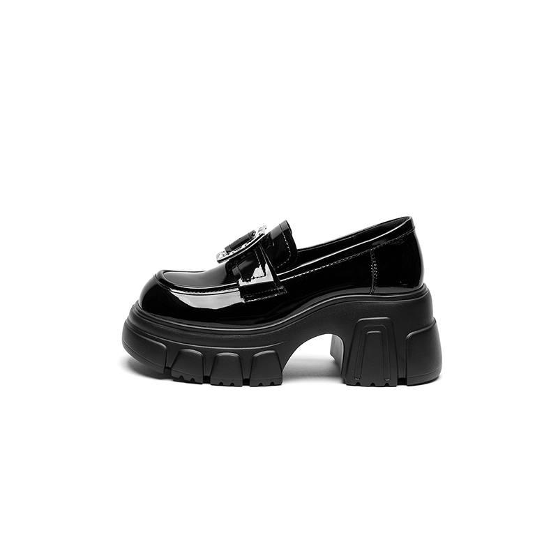 FIVE PLUS FIVE PLUS Synthetic Leather Casual Shoes Women's Black