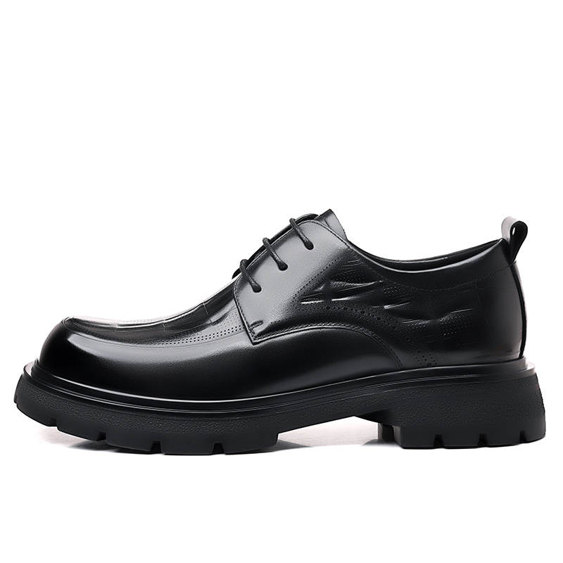 LUOMENG LUOMENG Casual Leather Shoes Men's Low Top