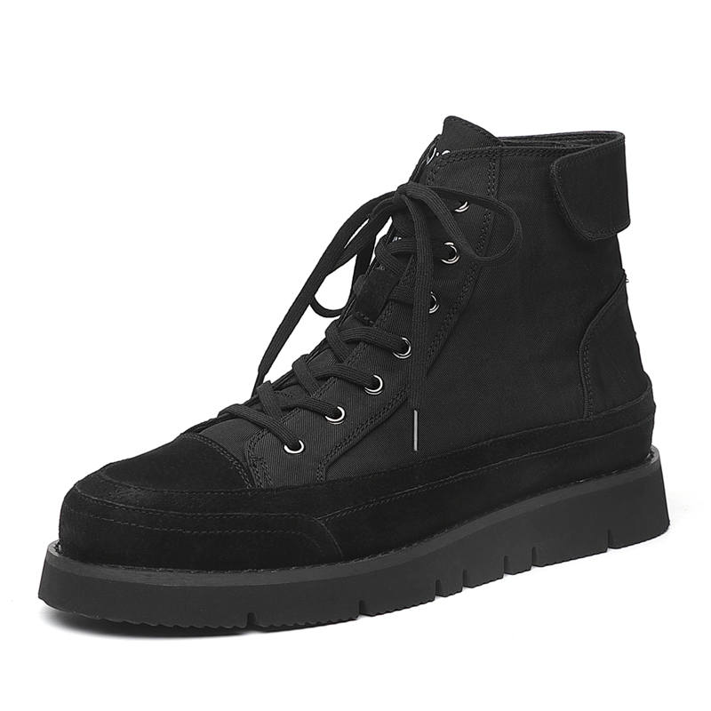KAQIAODI Ankle Boots Men's Black