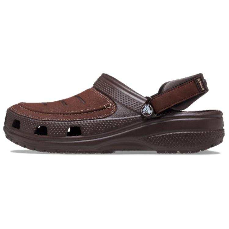 Crocs Crocs Yukon 2 SportsClog Leather Clogs Men's Dark Coffee