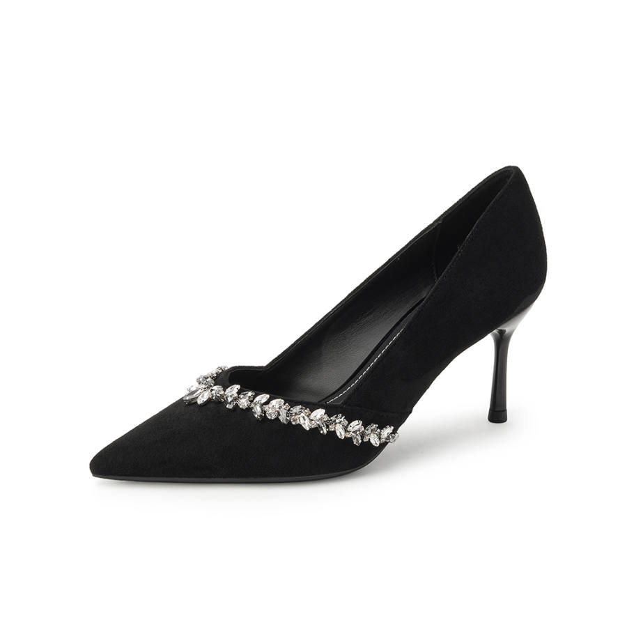YAFEI XUANYU Slim Heel High Heels Women's Black