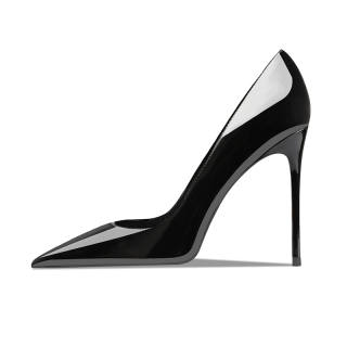 TAOLEI Pu High Heels Women's Black