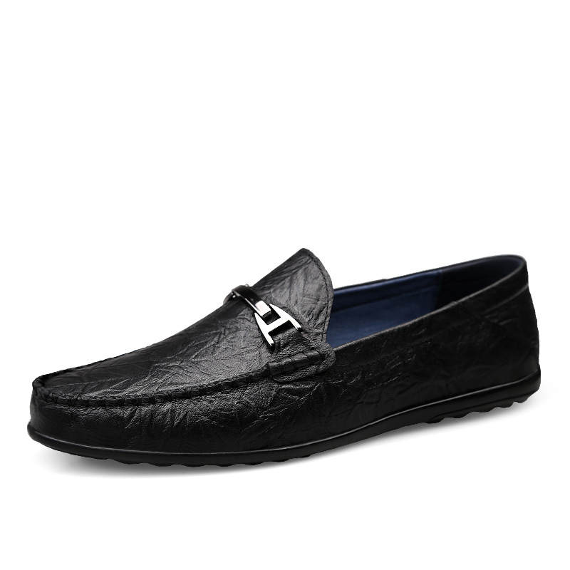 Devanro Devanro Top Grain Cow Leather Casual Shoes Men's