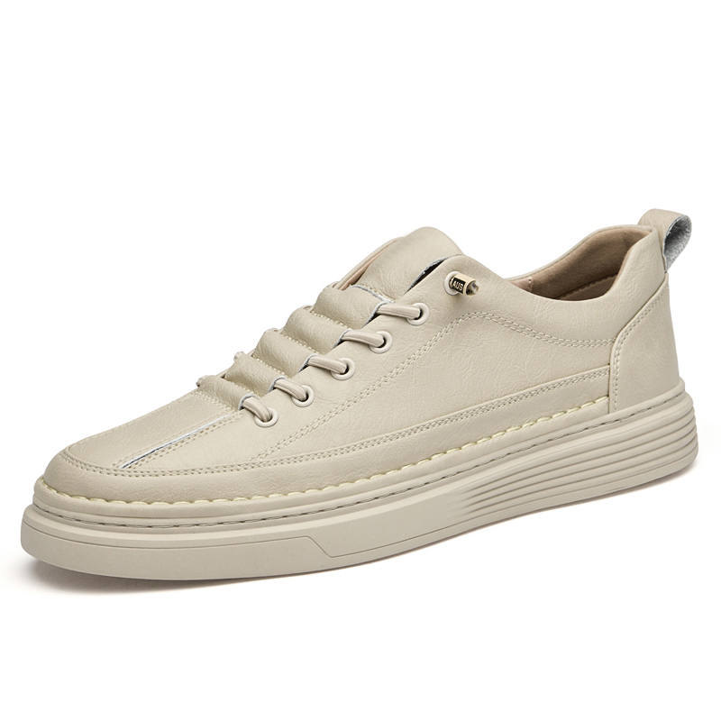 DILIKAN Cow Split Leather Low top Skateboard Shoes Men's