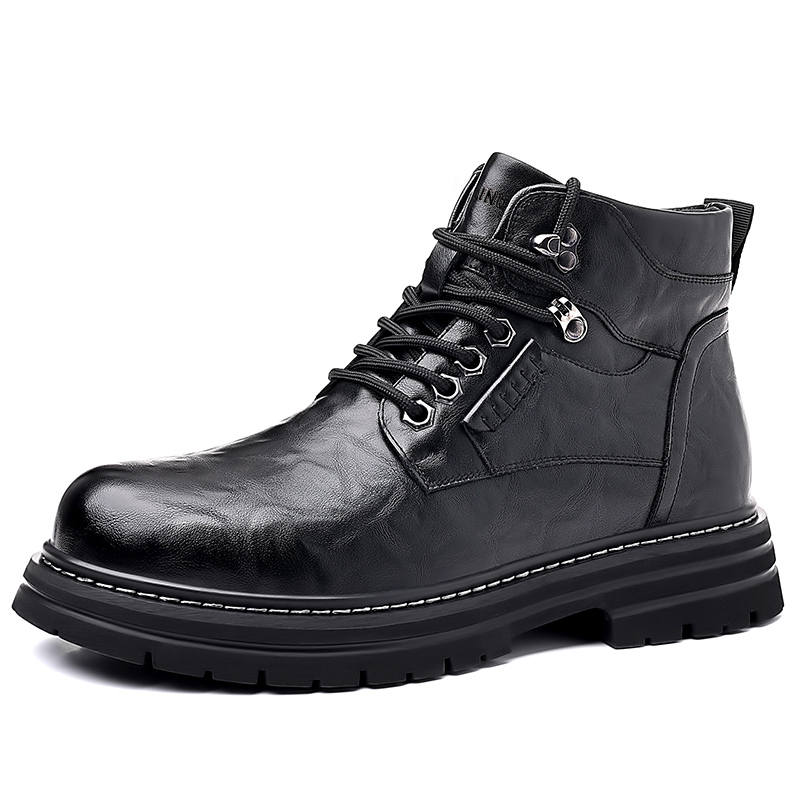 YIMINU Combat Boots Unisex Black