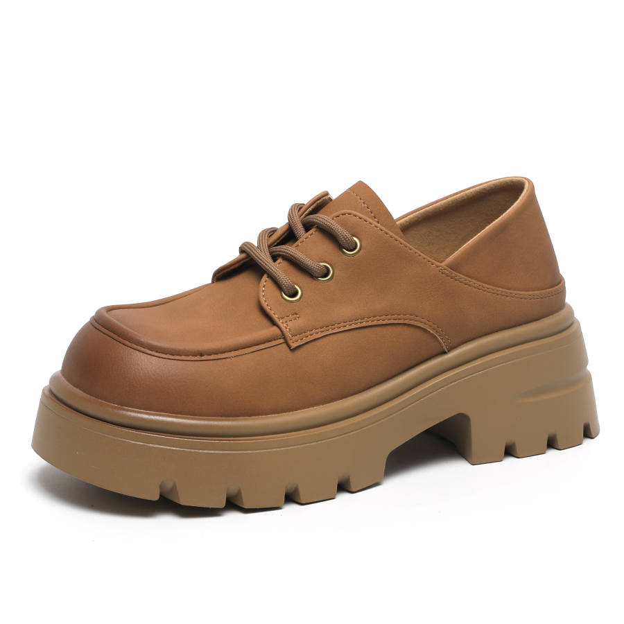 O.L Loafers Women's Brown Beige