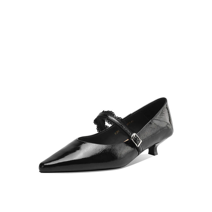 BOERDIQI Sheepskin Mary Jane Shoes Women's