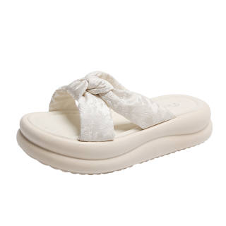 REIHUNG Slide Slippers Women's White, Beige, Black