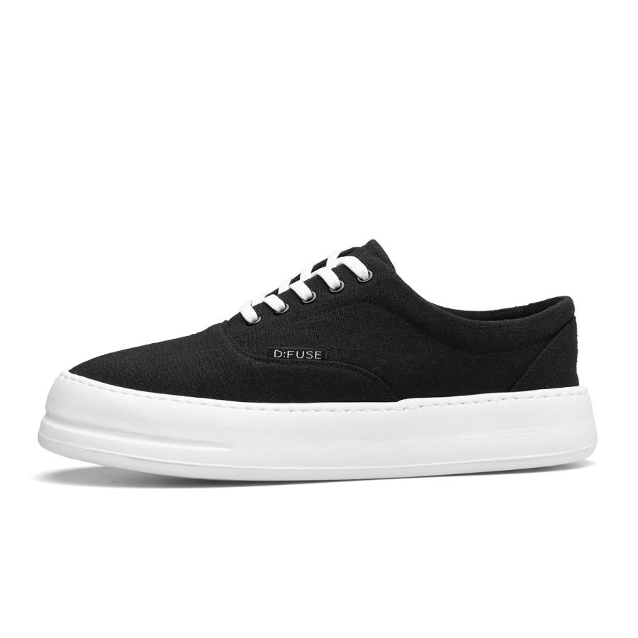 D:FUSE SCANDINAVIA D FUSE SCANDINAVIA Men's Shoes Slip Resistant Slip Resistant Low top Canvas Shoes Black