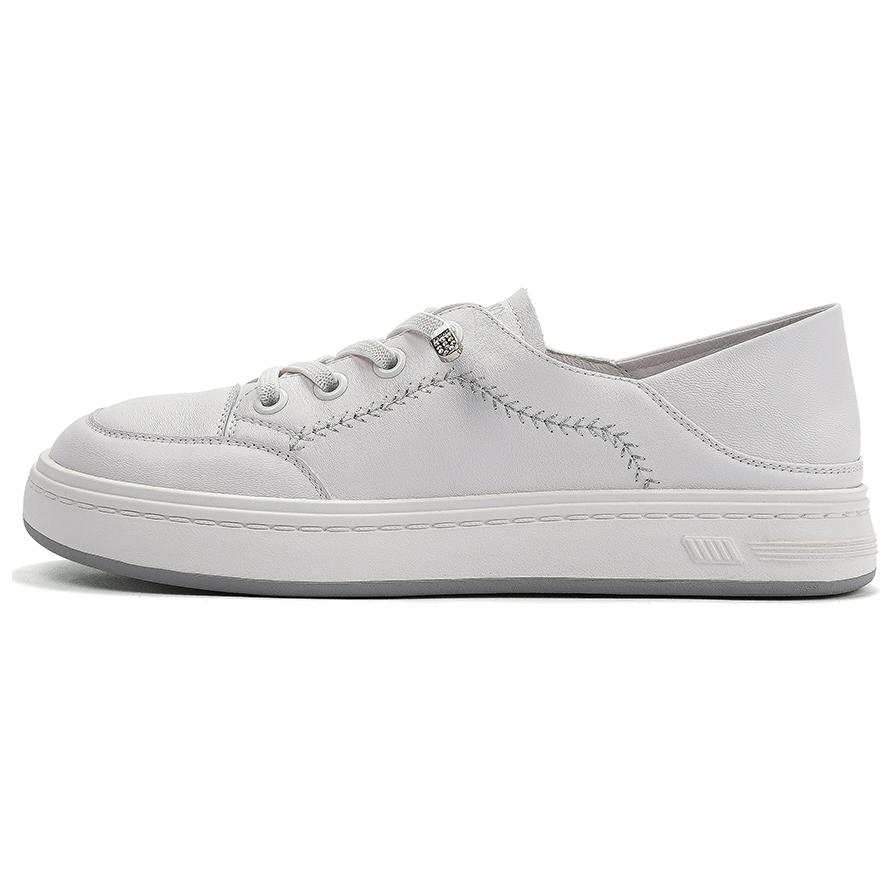 HARSON HARSON Low top Skateboard Shoes Women's White Silver