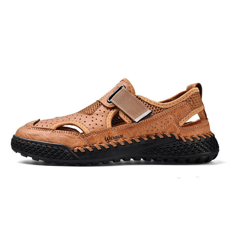 WENNAI Mesh River Trekking Shoes Men's Brown