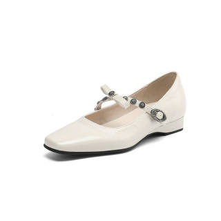 GERUIDIOU Chunky Heel Mary Jane Shoes 2.5cm Women's