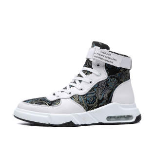 BABINDA Cushioning BABINDA Combat Boots Abrasion Resistant Crew High Top Shoes 4cm Men's