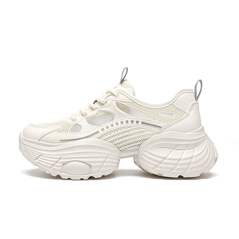ZHR Small Round Pendant Coverage Abrasion Resistant Low top Chunky Sneakers Women's