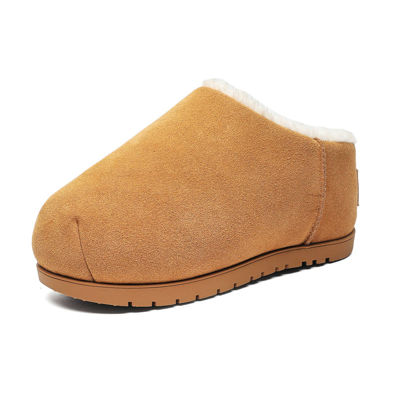 PLO CART Cow Suede Thermal Ankle Length Snow Boots Unisex