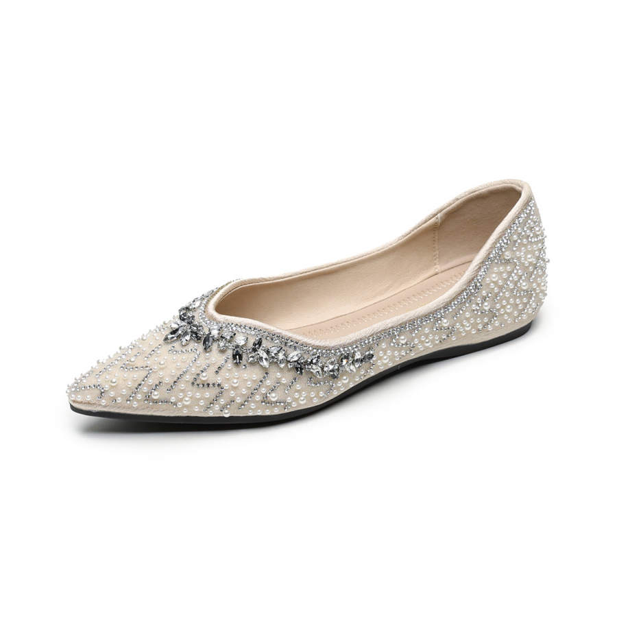 QITUMAUL Casual Shoes Women's Apricot