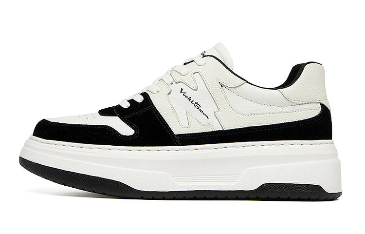 VICKI BROWN Cow Leather Versatile Low top Sports Casual Shoes Men's