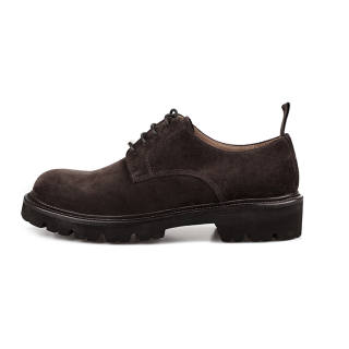 BOSSSUNWEN Men's Casual Shoes Men's Mud Brown