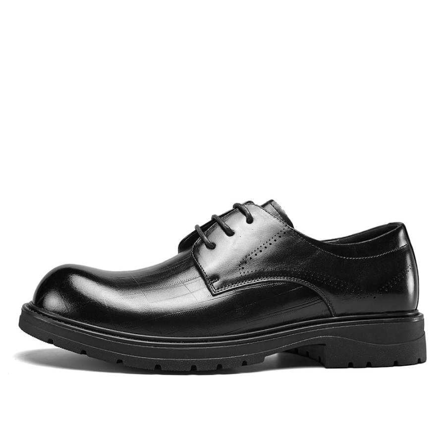 YEARCON Dress Shoes Men's Low Top Brown