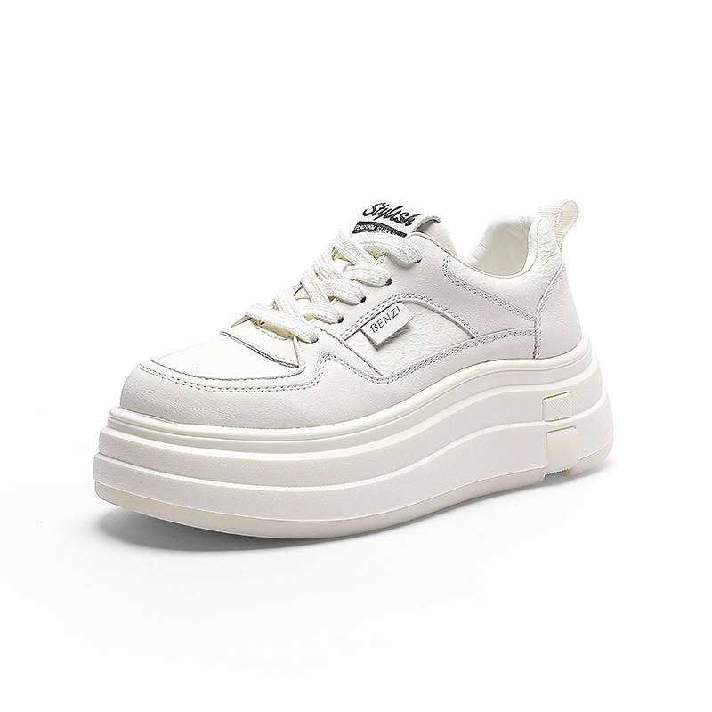 BENZI Leather Low top Skateboard Shoes Women's