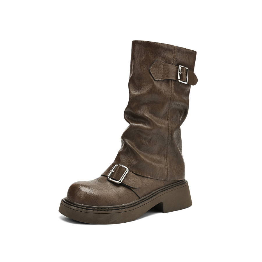 DAPHNE DAPHNE Ankle Boots Women's Brown Unlined/Black Unlined