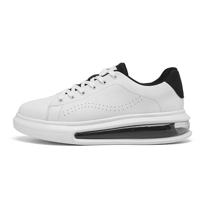 YULANGGONGWU Cushioning Abrasion Resistant Breathable Low top Casual Shoes Men's White