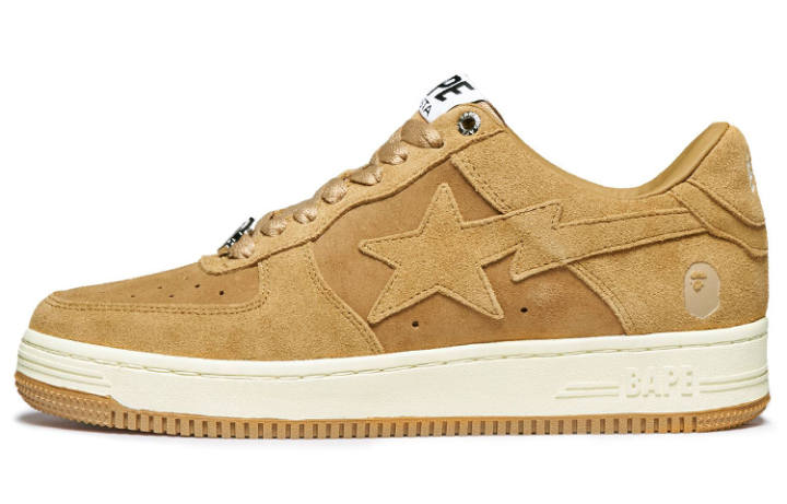 A BATHING APE BAPE A BATHING APE Bape Sta Beige Suede