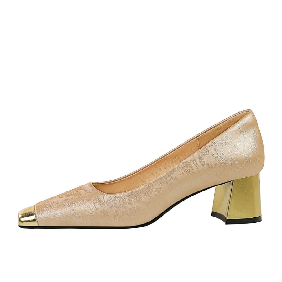 QITUMAUL Chunky Heel High Heels 5CM Women's