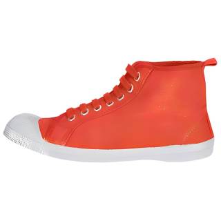 BENSIMON Canvas Slip Resistant Mid top Casual Shoes Men's Orange
