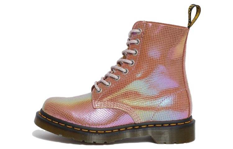 Dr.Martens 1460 Leather Short Combat Boots Women's Pink