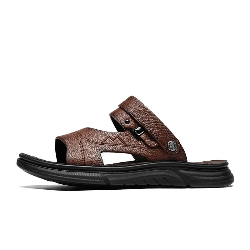 CALIFBULL Beach Sandals Men's Black/Brown