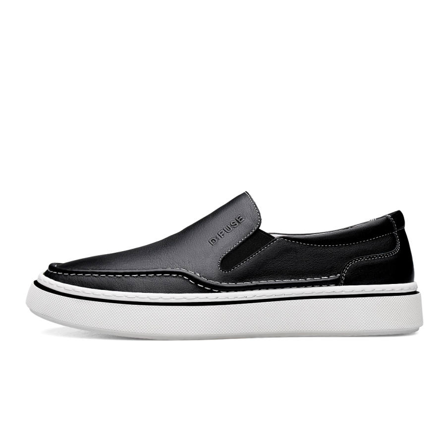 D:FUSE SCANDINAVIA D FUSE SCANDINAVIA Cow Leather Casual Shoes Men's Black